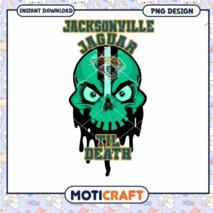 Jacksonville Jaguars Skull Design Till Death PNG File Jacksonville Jaguars Skull Design Till Death PNG File