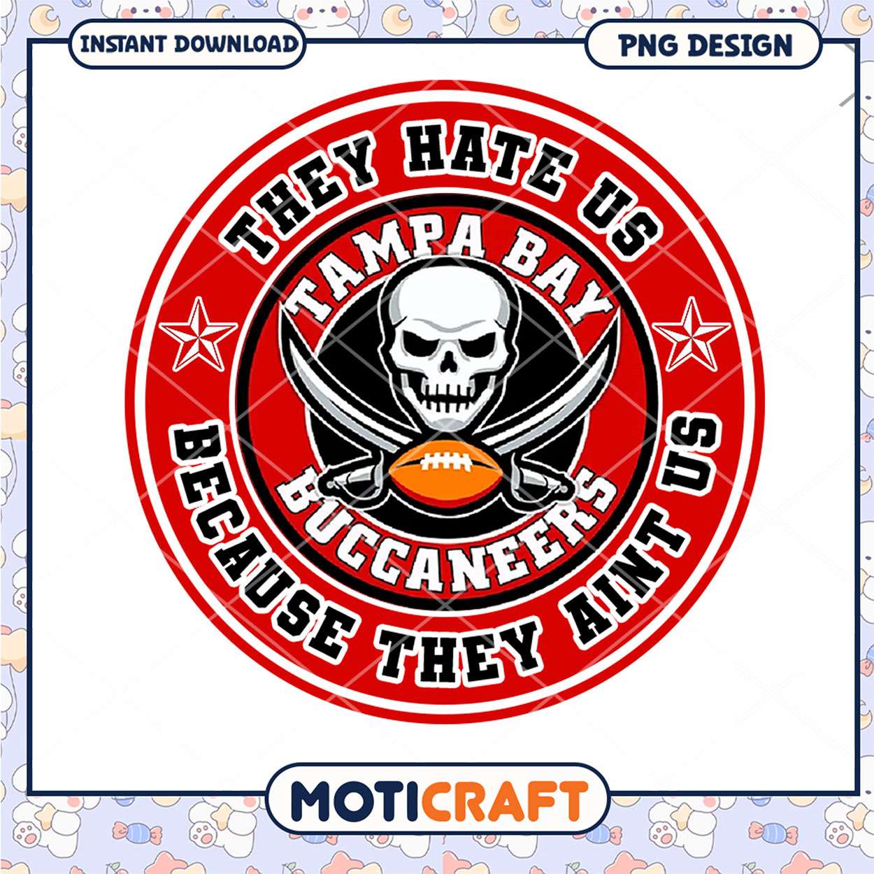 Tampa Bay Buccaneers Team Spirit PNG Design Download Tampa Bay Buccaneers Team Spirit PNG Design Download