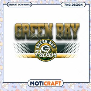 Green Bay Packers Instant Download PNG Design Graphic