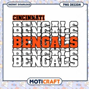 Cincinnati Bengals Team Spirit PNG Design for Fans Cincinnati Bengals Team Spirit PNG Design for Fans