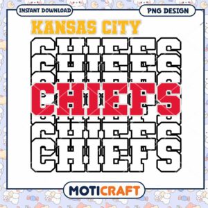 Kansas City Chiefs PNG Design Instant Download Art