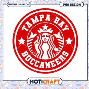 Tampa Bay Buccaneers Starbucks Style PNG Design Download Tampa Bay Buccaneers Starbucks Style PNG Design Download
