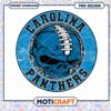 Carolina Panthers Skull PNG Graphic Instant Download