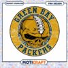 Green Bay Packers Skull Football PNG Instant Download 2 Green Bay Packers Skull Football PNG Instant Download