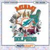 Miami Dolphins Football PNG Design for Instant Download