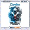 Carolina Panthers Football Art PNG Instant Download Design