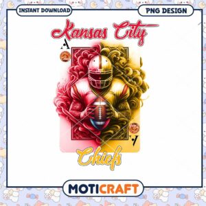 Kansas City Chiefs Football Artwork PNG Instant Download
