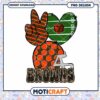Cleveland Browns Peace Heart Football PNG Design Download 1 Cleveland Browns Peace Heart Football PNG Design Download
