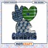 Cute Cowboys Peace Sign Heart PNG Instant Download Design