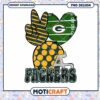 Green Bay Packers Heart PNG Instant Download Design