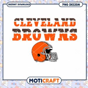 Cleveland Browns PNG Helmet Design
