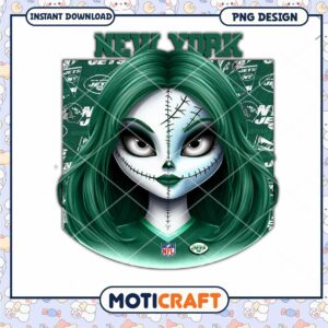 NY Jets Girl PNG Sublimation NY Jets Girl PNG Sublimation