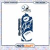 Colts Girl PNG Sublimation Design