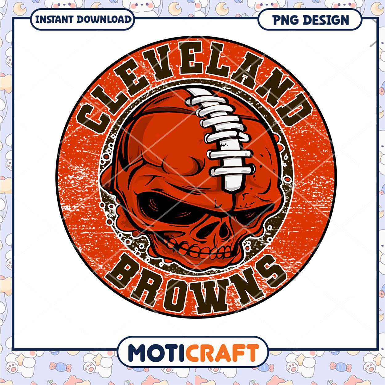 Cleveland Browns Skull PNG Cleveland Browns Skull PNG