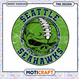 Seattle Seahawks Skull PNG