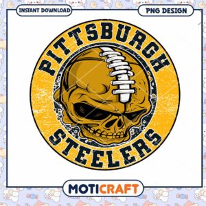 Pittsburgh Steelers Skull PNG
