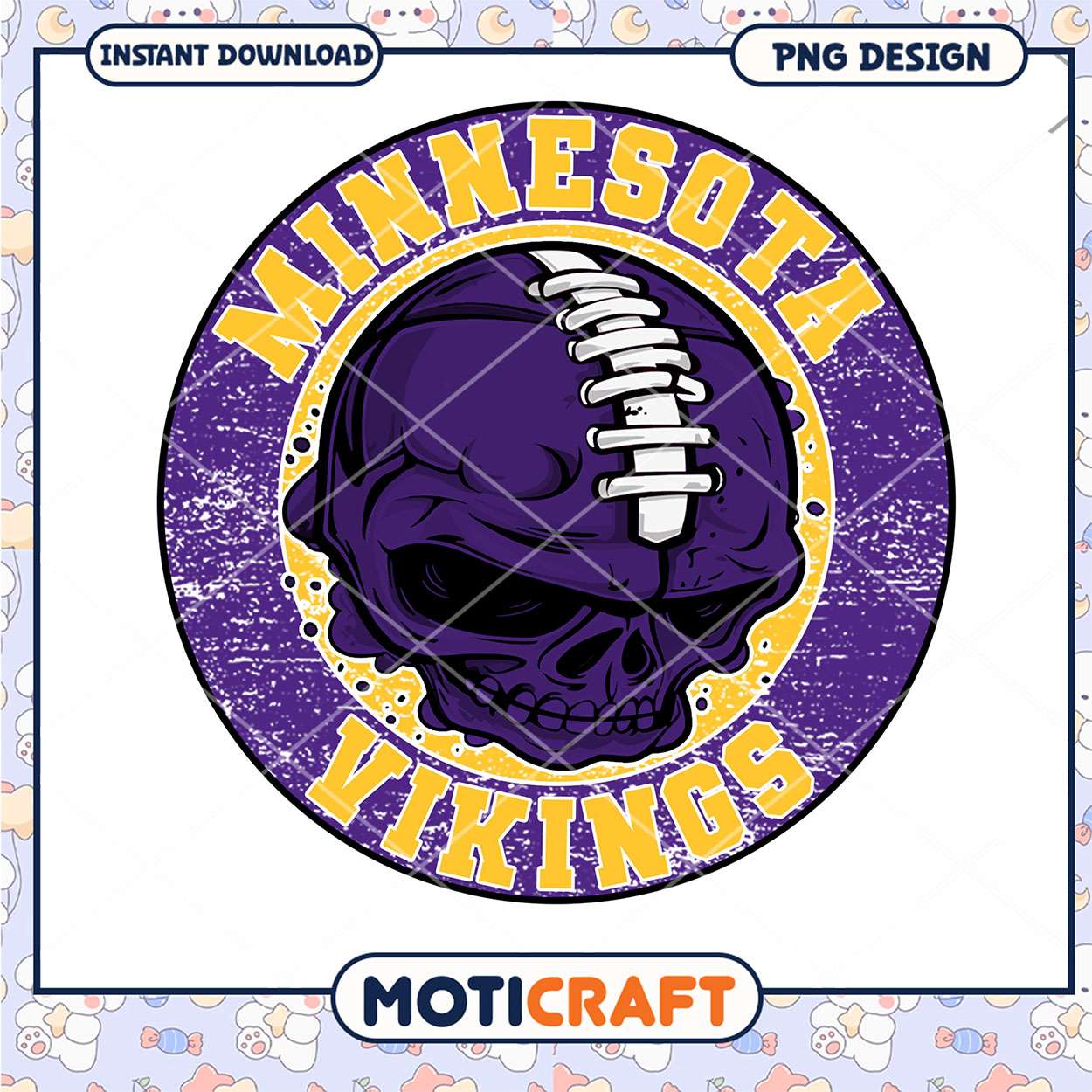 Minnesota Vikings Skull PNG Minnesota Vikings Skull PNG