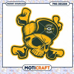 Green Bay Packers Skull PNG