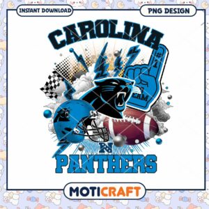 Carolina Panthers PNG Sublimation