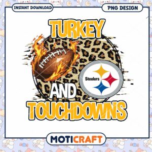 Pittsburgh Steelers Turkey Touchdowns PNG