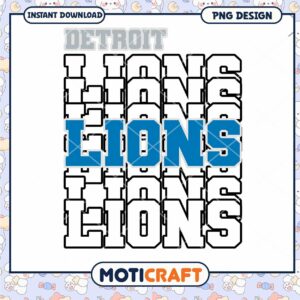 Detroit Lions PNG Design Detroit Lions PNG Design