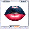 Patriots Lips PNG Sublimation Design 1 Patriots Lips PNG Sublimation Design