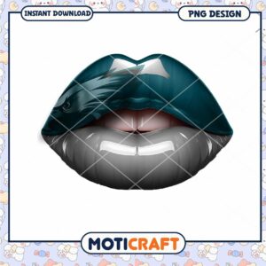 Eagles Lips PNG Design Instant Download