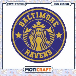 Baltimore Ravens PNG Starbucks Design