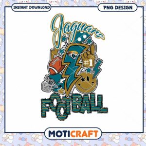 Jaguars Football PNG Sublimation Design