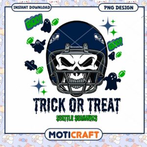 Seattle Seahawks Halloween PNG Design