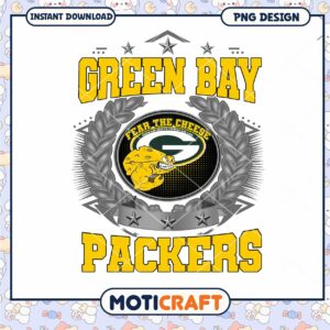 Green Bay Packers PNG Design Fear the Cheese Green Bay Packers PNG Design Fear the Cheese
