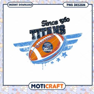 Tennessee Titans PNG Football Design