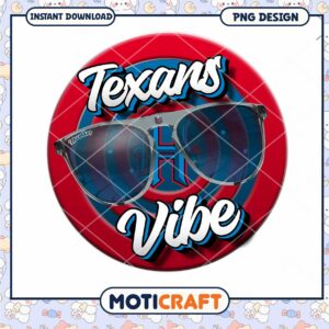 Texans Vibe PNG Sublimation Design