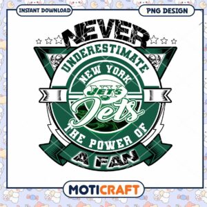 NY Jets Fan Power PNG Design NY Jets Fan Power PNG Design