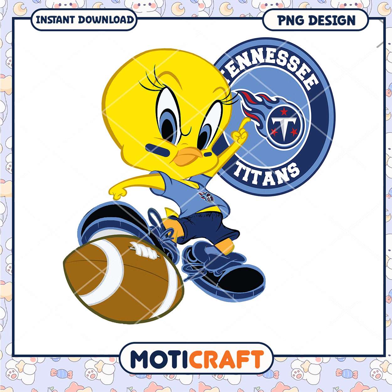 Tweety Bird Tennessee Titans PNG Tweety Bird Tennessee Titans PNG