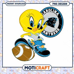 Tweety Bird Carolina Panthers PNG
