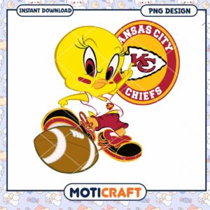 Tweety Bird Kansas City Chiefs PNG