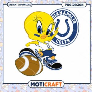Tweety Bird Colts PNG Football Design