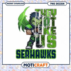 Seahawks PNG Sublimation Design They Not Like Us Seahawks PNG Sublimation Design They Not Like Us