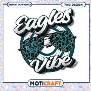 Eagles Vibe Sunglasses PNG Design