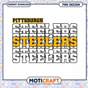 Pittsburgh Steelers PNG Design Instant Download