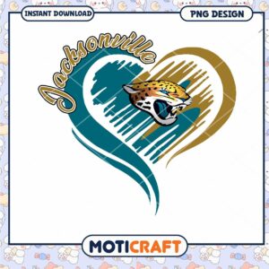 Jacksonville Jaguars Heart PNG