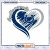 Indianapolis Colts Heart PNG Design 2 Indianapolis Colts Heart PNG Design