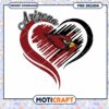 Arizona Cardinals Heart PNG Design