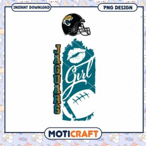 Jacksonville Jaguars Girl PNG Design