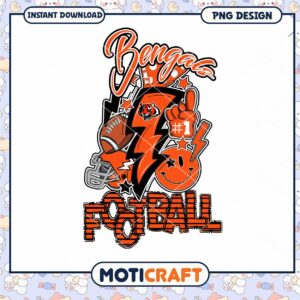 Bengals Football PNG Sublimation Design Bengals Football PNG Sublimation Design