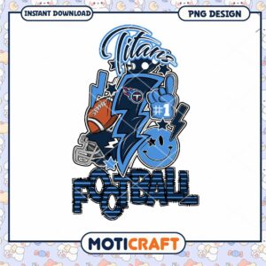 Titans Football PNG Design