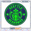Seattle Seahawks PNG Starbucks Design