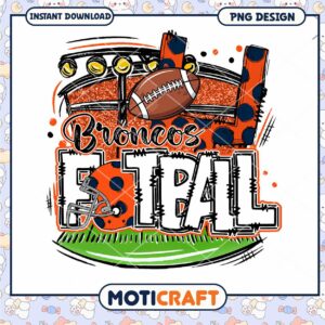 Broncos Football PNG Design Broncos Football PNG Design