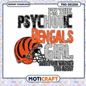 Bengals Girl PNG Psychotic Design Bengals Girl PNG Psychotic Design